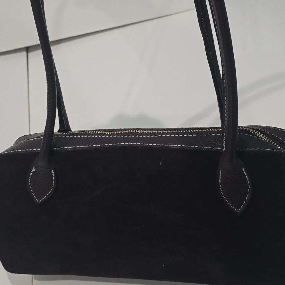 NEW ✅ Persaman New York Hazel Suede Shoulder Bag BROWN ⭐ NEW